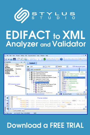 EDIFACT to XML