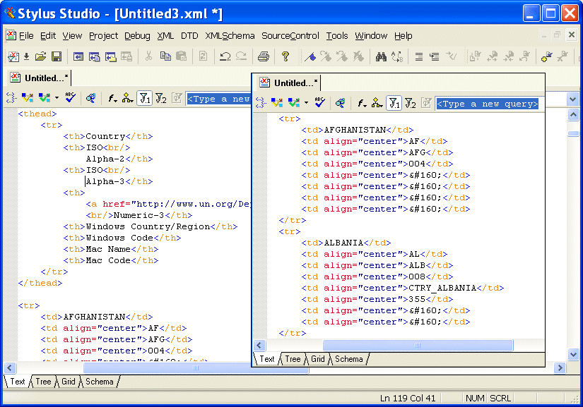 An example of the HTML you can convert to XML using Stylus Studio®