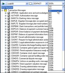 Customize EDI Standards using the Structure Pane (Click to enlarge)