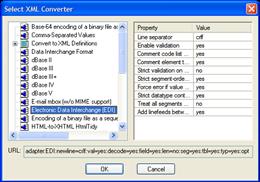 Open the X12 document as XML (Click to enlarge)