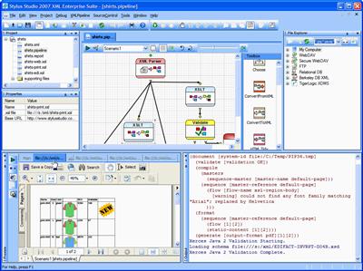 XML Pipeline screenshot (Click to enlarge)